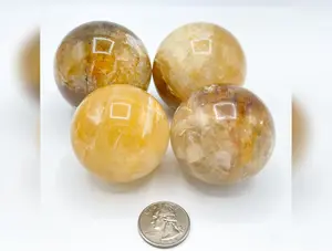 Golden Healer Quartz Crystal Sphere | Wholesale Crystal Decorative