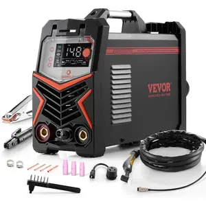 VEVOR MMA Welder, 205A 2 - in - 1 MMA Lift TIG Stick Welding Machine, 110/220V Dual Voltage IGBT Inverter Welder Machine with Digital Display, Hot Start Arc Force Anti - Stick (Lift Torch Not Included)VEVOR Super Brand Day