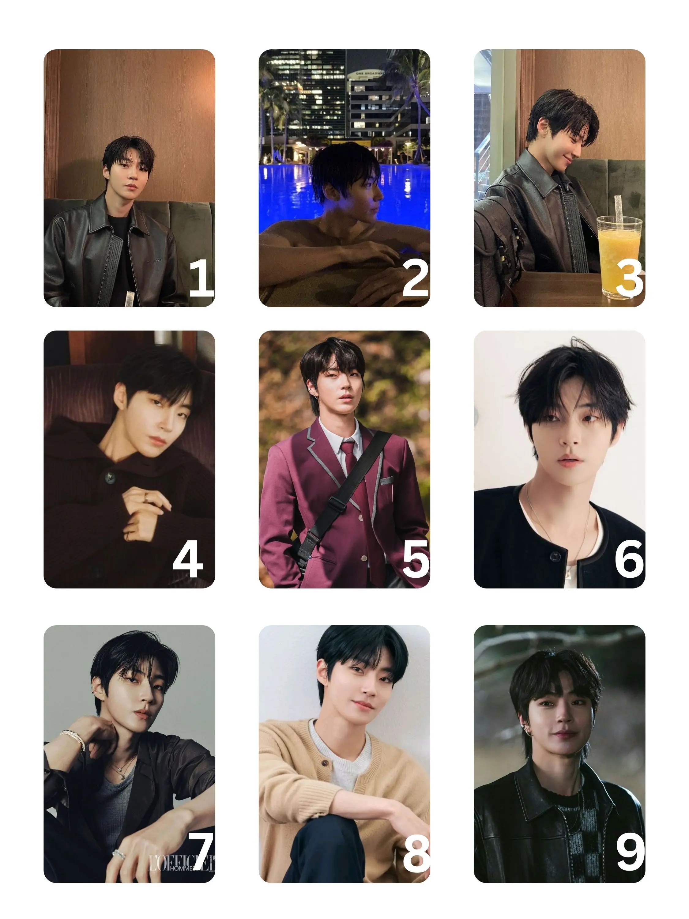 Kdrama/Korean Men Photocards Kdrama/Korean Men Photocards