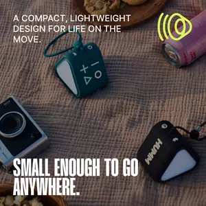 HUMM GLO Portable Bluetooth Speaker w/ Mood Lighting