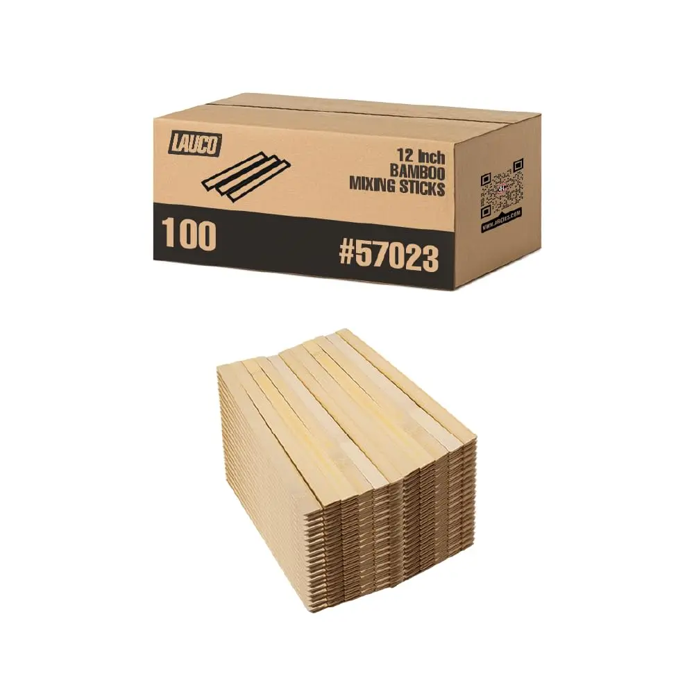 12x0.75x0.11in Premium Bamboo Craft & Paint Sticks, Durable Easy-to-Use Woodworking Tools with Flexible Edges for Art, Gardening DIY Projects