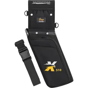 X510 Field & Competition  Arrow Quiver | 3-Slot Noise-Free Archery Quiver with Sturdy Storage System (42x18cm)