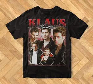 Limited Klaus Mikaelson Vintage T-Shirt, Gift For Woman and Man Unisex Heavy Cotton Tee