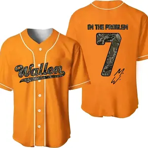 [Baseball Jersey] #7Wallen Baseball Jersey | Country Music 2 Sided Unisex Baseball Jersey