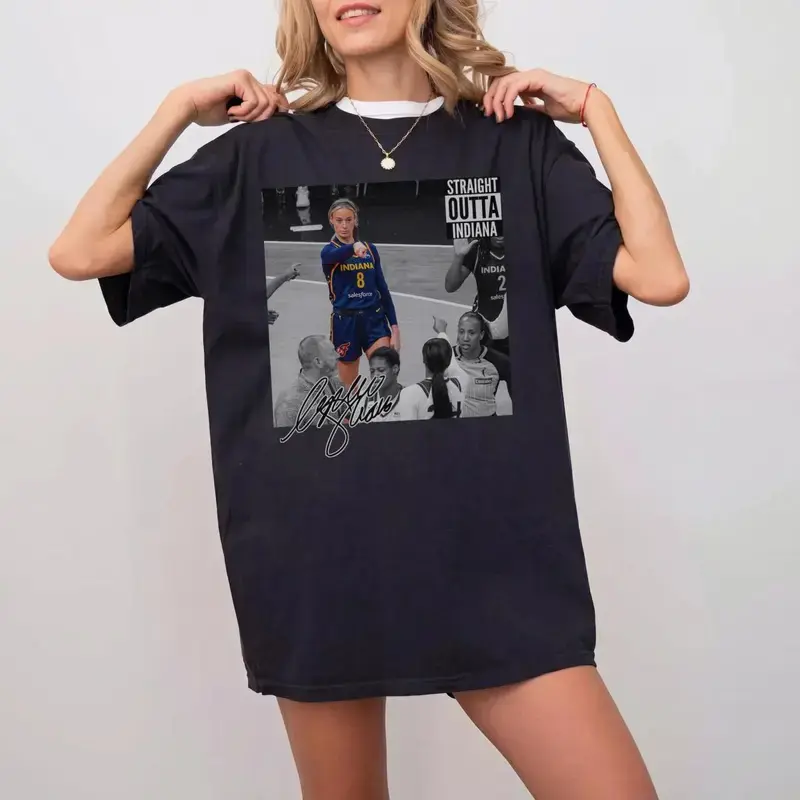 Graphic Sophie Straight Outta Black White Basketball Shirt, Gift for Fans