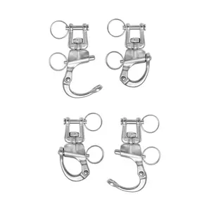 Swivel Shackles — Heavy Duty Cable Machine Connectors, Smooth 360° Rotation