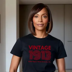 Vintage 1913 Delta Sigma Theta T-Shirt: DST Sorority Paraphernalia