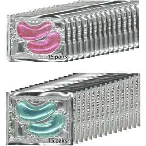 15/30 pcs Crystal Collagen Eye Mask Set, effectively fights dark circles and puffiness, quickly brightens, smoothes fine lines, and deeply hydrates,Valentine's Day gift