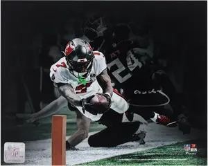 Bucky Irving Tampa Bay Buccaneers Autographed "8 x 10" Diving Touchdown Spotlight Photograph - Fanatics Authentic Certified