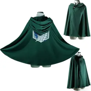Attack on Titan Survey Corps Hooded Cloak Cape Robe Does not apply