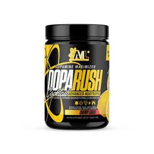 DOPA RUSH, Dopamine Maximizer for Alertness, Focus, and Energy, Scientifically Backed, Long Lasting (18.34oz)