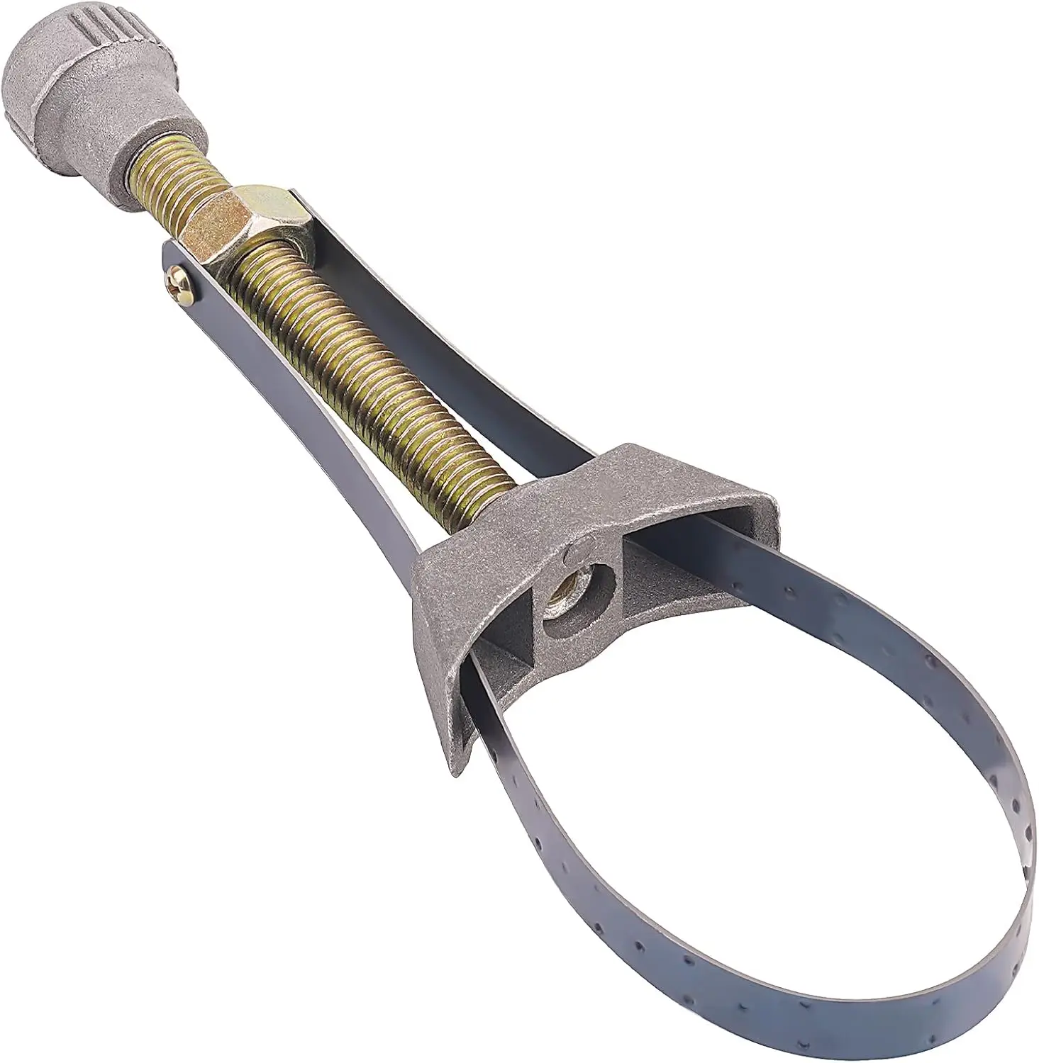 Yuanbao Style Adjustable Car Oil Filter Wrench, 195mm Manual Tool for 60mm-105mm Filters, High-Quality Hardware for Disassembly & Installation, Automotive Repair Tools