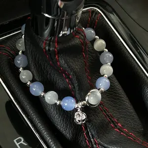 Stretchable Beaded Car Handbrake Ornament, Car Gear Lever Decorative Bracelet, Gift For Girlfriend