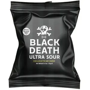 Mr Sims Black Death Ultra Sour -4oz