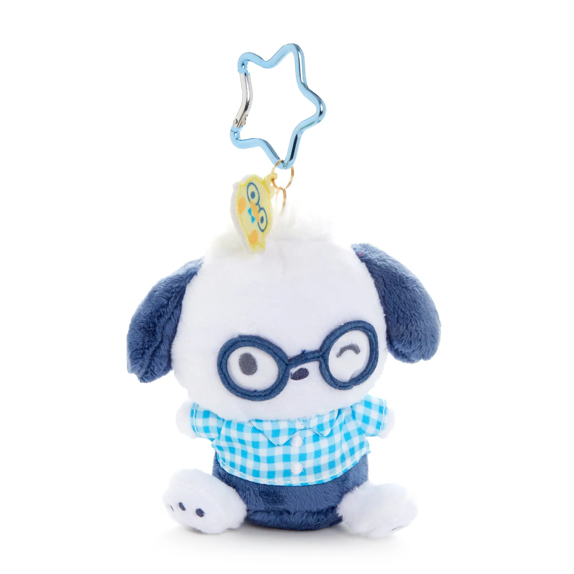 Pochacco Plush Mascot Keychain (Glasses Series) Pochacco Plush Mascot Keychain (Glasses Series)