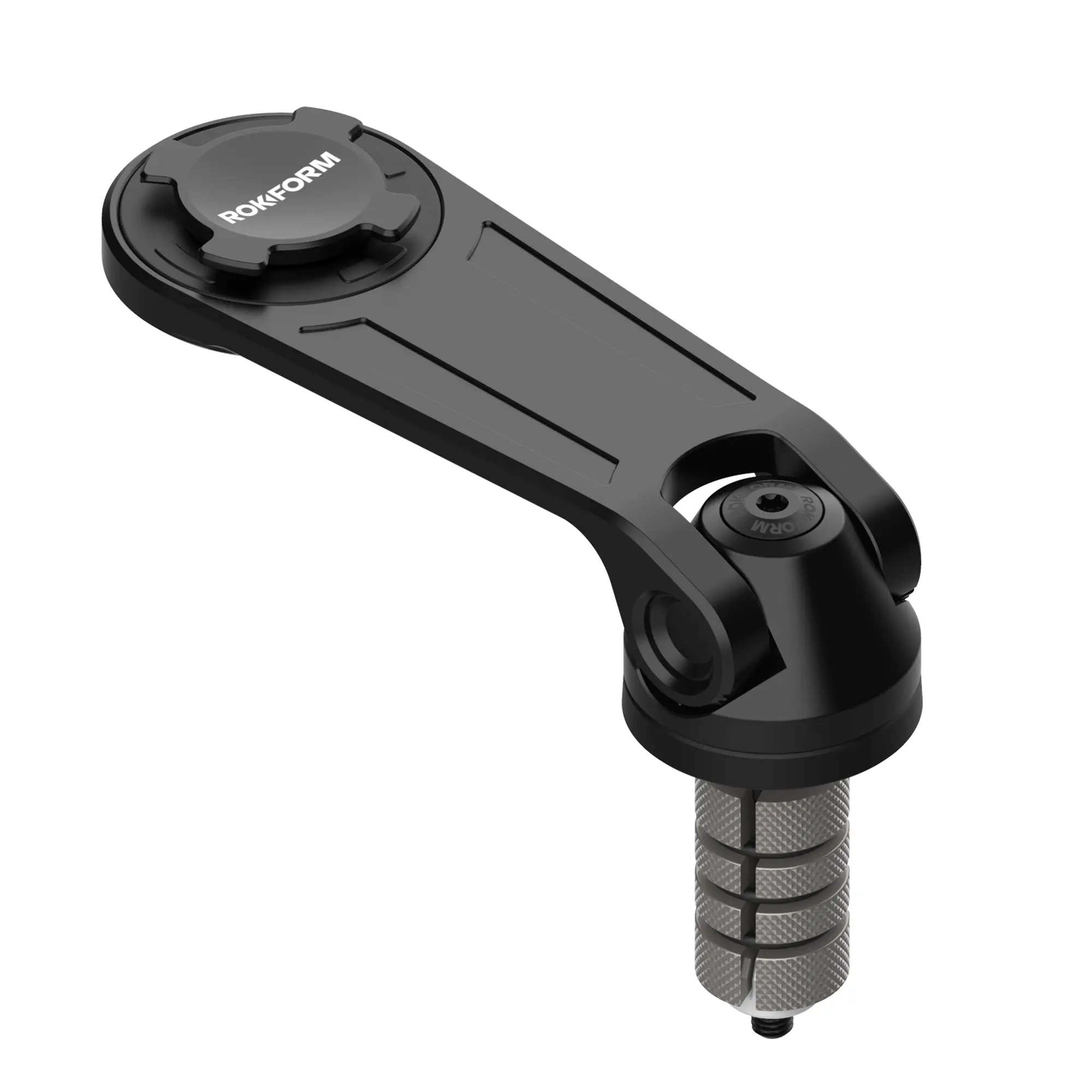 ROKFORM Motorcycle Stem Phone Mount for Safe and Convenient Phone Use on Sportbikes