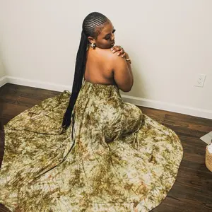 Bella backless gown