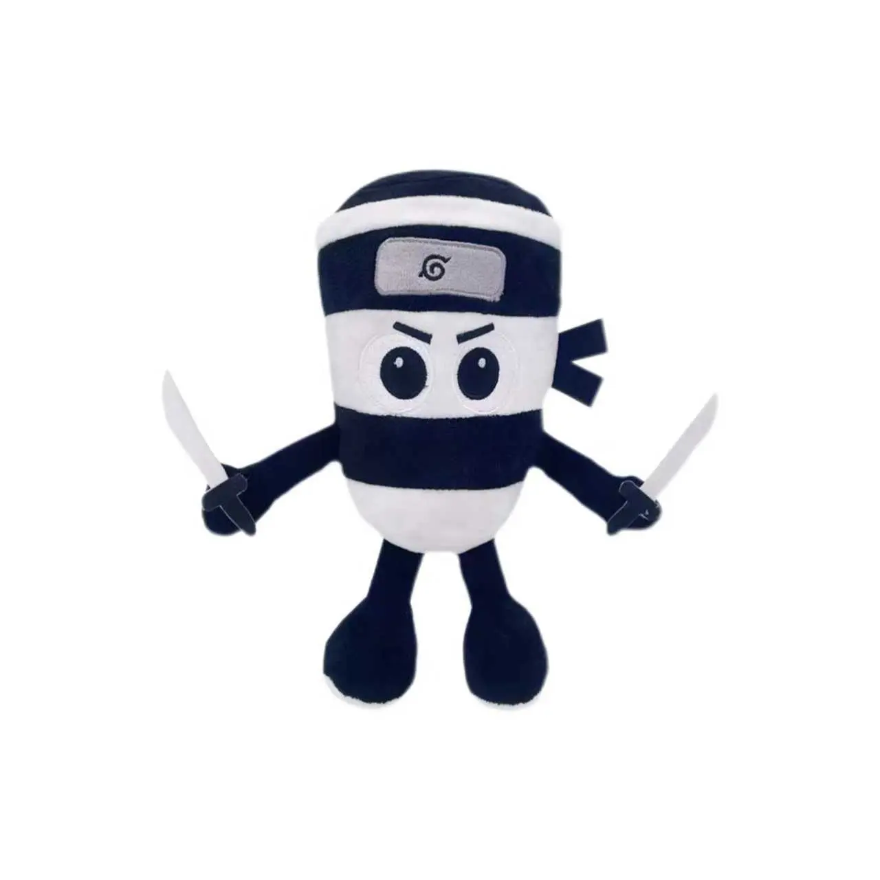 Black and white double blade