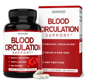 Blood Circulation Supplements – Leg Circulation Support with Diosmin, Hawthorne & L-Arginine – Supports Vein Health & Blood Flow – Vegan, Non-GMO, 150 Capsules