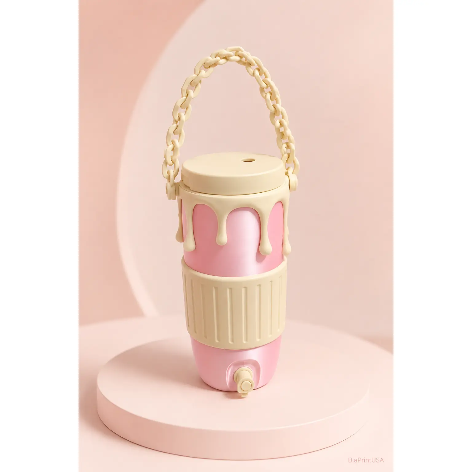 Luxury Drip Beverage Dispenser with Chain Handle