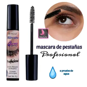 Prosa Professional Mascara - Long-Lasting Formula with 4 Natural Ingredients, Water Resistant, Smooth Application, 10ml lash