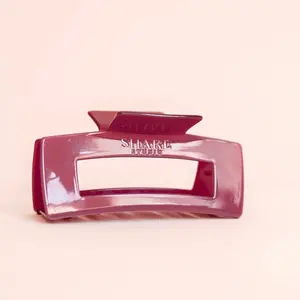 Plum Jumbo Claw Clip