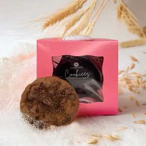 Shampoo Cookie (Chocolate Chip) Natural Chocolate and Pure Cane Sugar Moisturizing Shampoo - Oat Extract, Wheat Protein for Soothing, Softness and Volume - 4 oz (2 cookies)