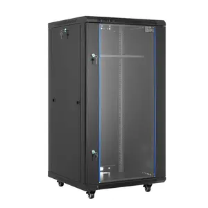 VEVOR 15U Wall Mount Network Cabinet, 500 lbs Max. Ground Load Capacity, Server Rack Cabinet Enclosure with Locking Tempered Glass Door, Side Panels, Q235 Carbon Steel, for IT Equipment, A/V DevicesVEVOR Super Brand Day