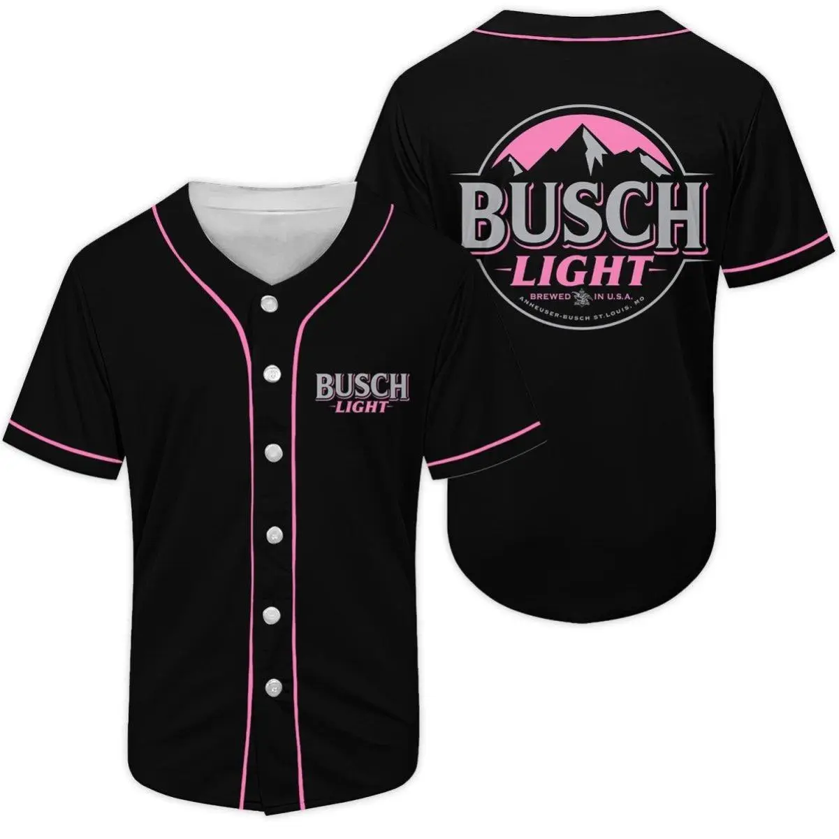 Busch Light Baseball Jersey, Beer Lover Jersey for Men and Women, Best Gift for Husband, Best Gift for Beer Lover, Gildan Unisex