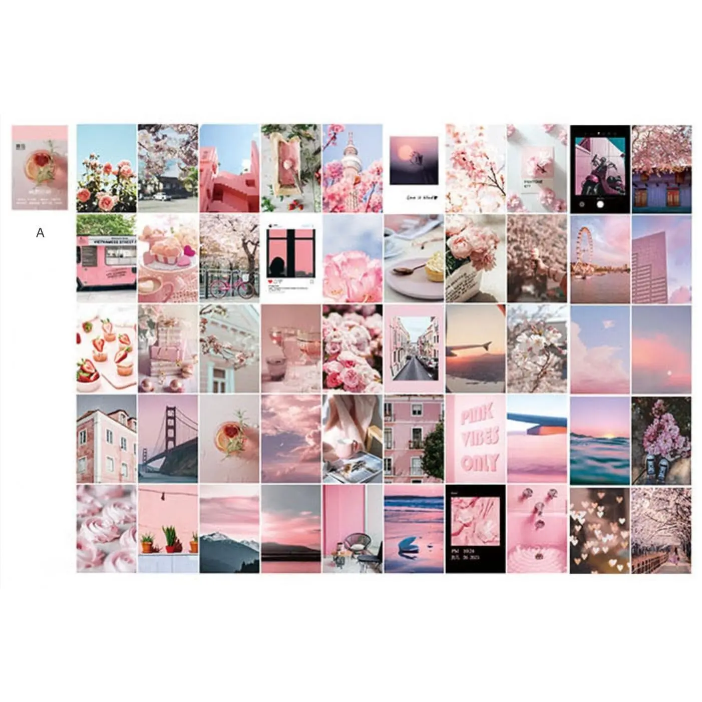 Mini Scrapbooking Paper Booklet - Assorted Floral Designs for Crafting and Personalization