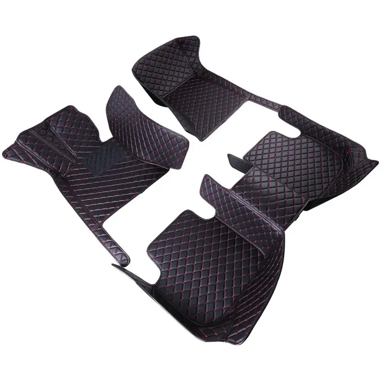 Custom Car Floor Mat For Seat Leon 2006~2012 Left/Right -hand Drive Auto Interior Accessories Car Accessory Fashion Diamond Styling Leather Carpet Waterproof Design Full Coverage Automotive Mats