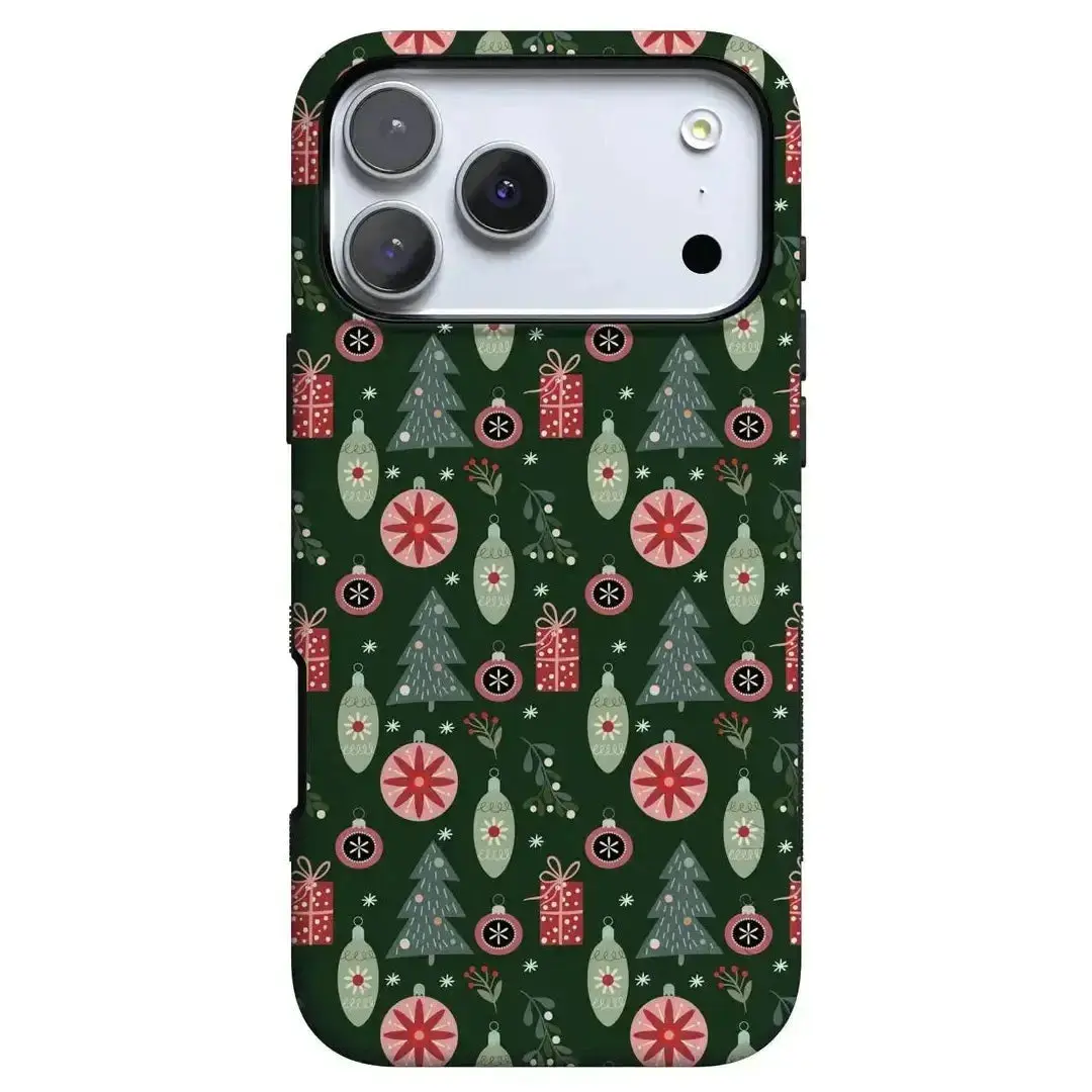 Casely iPhone 17 Pro Max Case | Tinsel Town | Christmas Ornament | Bold Protective Design | Compatible with MagSafe