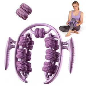 Manual Fascia Massage Roller, Handheld Deep Tissue Muscle Relaxation Tool for Waist, Legs, Arms, Back & Full Body, Portable Fitness Massage Accessory for Post-Workout Comfort & Daily Body Care