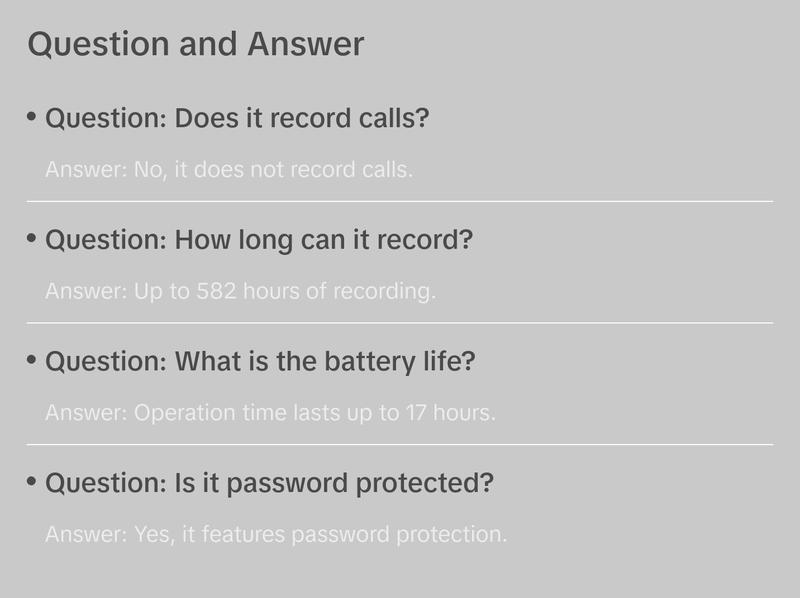 Dictopro X200 Digital Voice Recorder - Portable and Durable Metal Construction - Audio Microphone Automatic