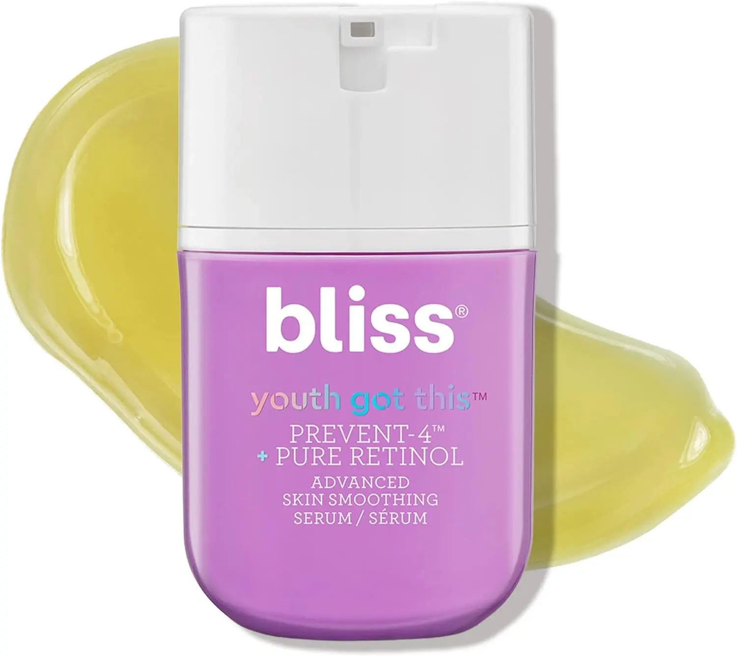 bliss Youth Got This and Pure Retinol Advanced Skin Smoothing Serum Clinically Proven Formula Clean Fragrance-Free Cruelty-Free Paraben Free Vegan 20 ml
