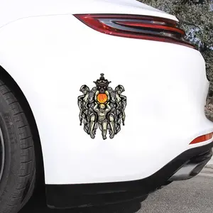 2PCS Angels Guarding Sacred Flame It is suitable for sticking on the back of cars, the surface of motorcycles, trucks, Windows, walls and glass.