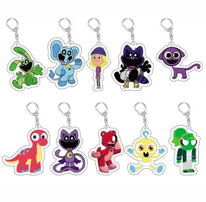 [VER 4] POPPY Playtime 3 Smiling Critters Keychain, Horror Game Character Acrylic Keychains, Cute, Durable, And Perfect For Bags, Keys, Or Gifts. Great For Daily Use Or As Thoughtful Little Gifts For Your Friends And Yourself.