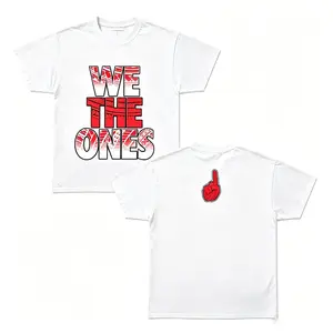 🩸💪[Viral TikTok Shirt][Vintage WWE Graphic Tee]The Bloodline "We The Ones" Graphic T-Shirt Unisex Short Sleeve Tee Wrestling Inspired Streetwear Casual Outfit for Men Women Wrestler Fan Gift Retro Sports Style