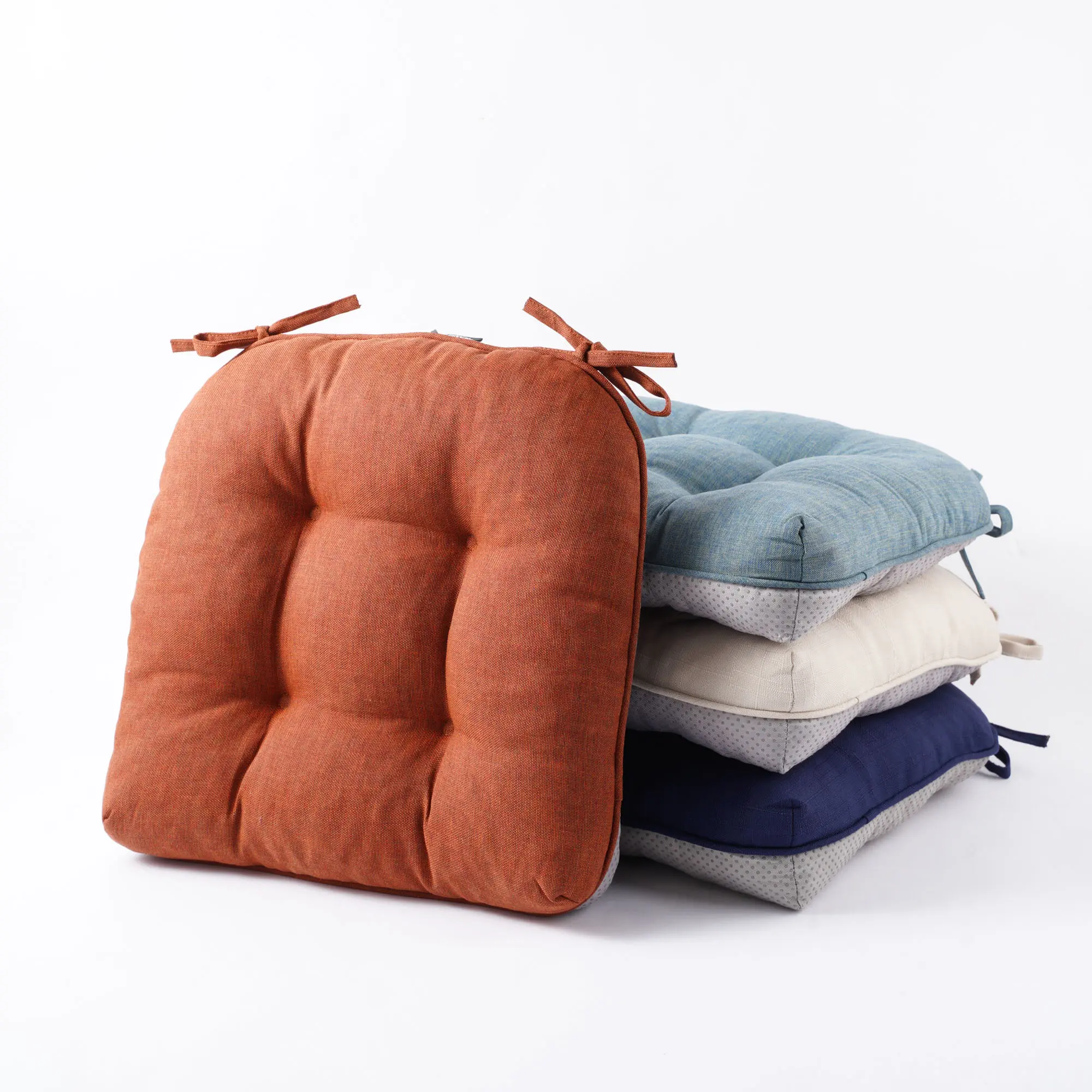 Battilo I Indoor-Outdoor Seat Cushions Set, 15.5"x15.5"x4" Outdoor Furniture Cushion Pads for Patio, Garden Use, Outdoor Furniture Cushions