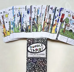 Doodle Tarot, Unique Oracle Beginner with Meanings
