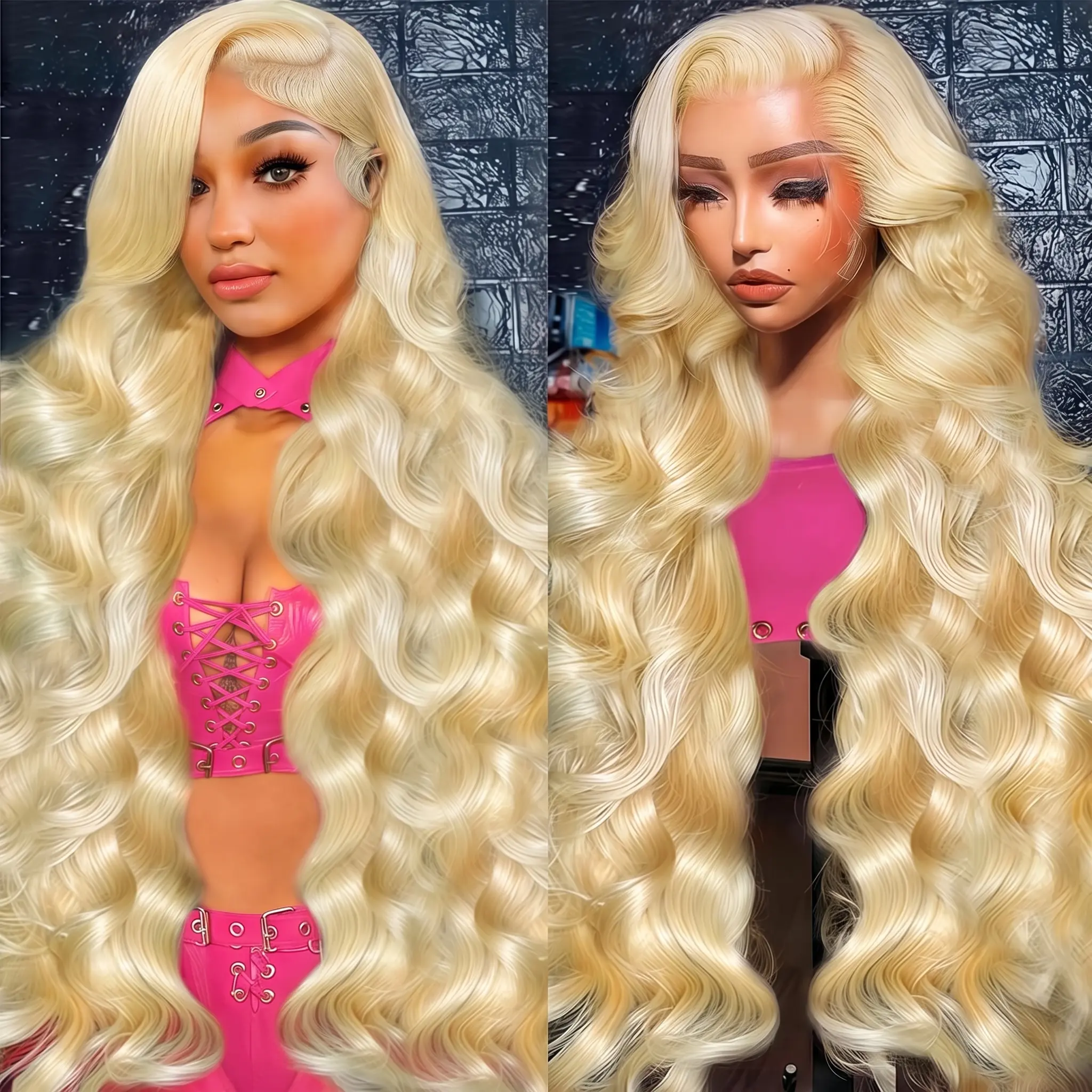 Gk 613 13x6 Lace Front Wig 250% Human Hair Blonde Wig Human Hair Body Wave HD Blonde Lace Frontal Wig Pre Plucked 613 Lace Front Wig Human Hair #SoHoChic #TikTokShopBackToSchool
