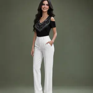 Blusa con diamantina