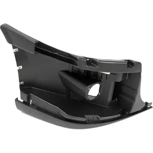 Front Bumper End Reinforcement Compatible with 2008-2017 Freightliner Cascadia Bumper Cover Reinforcement Face Impact Bar Crossmember W/Fog Light Hole Black Passenger Side