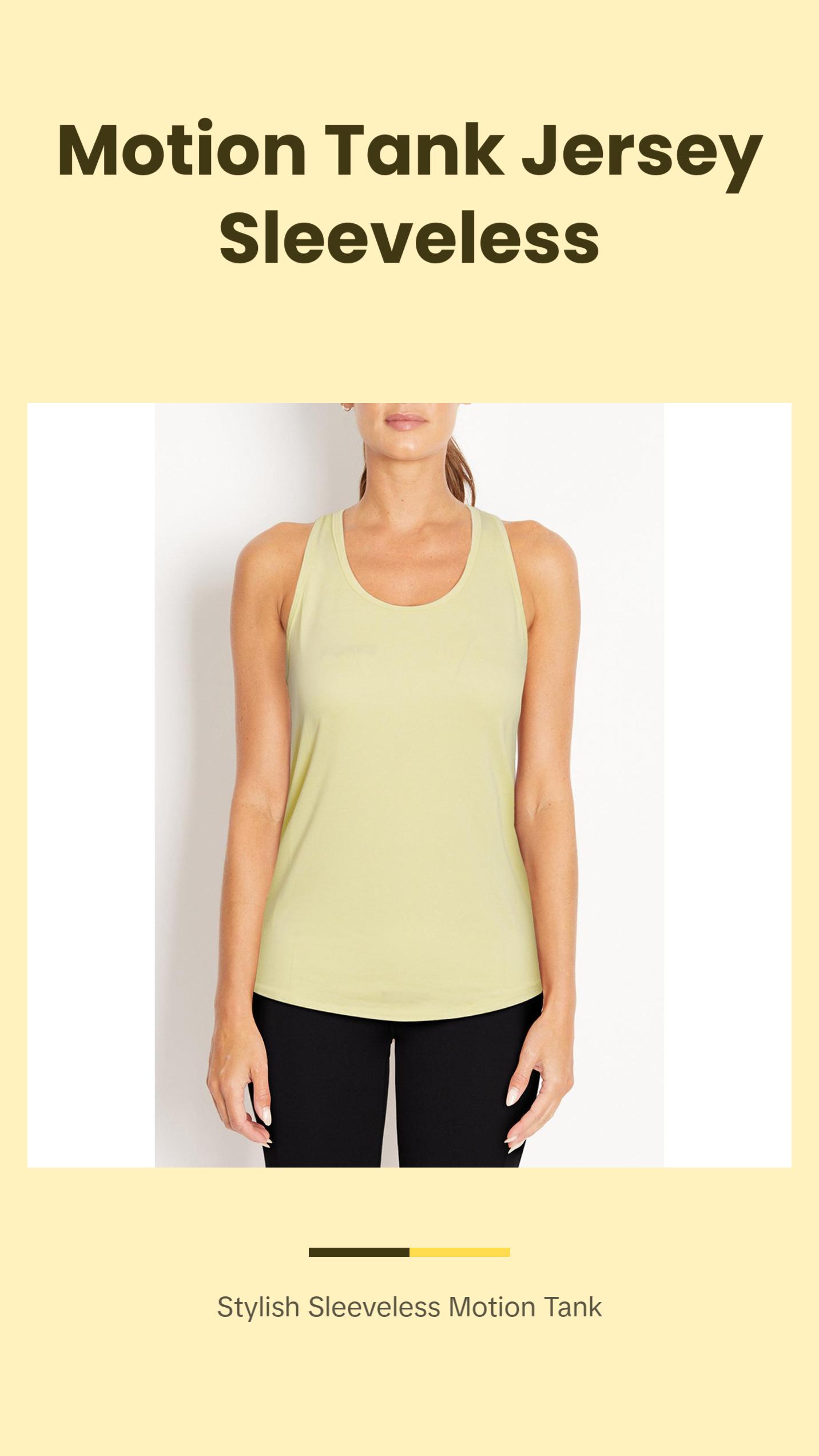 Motion Tank Jersey Sleeveless