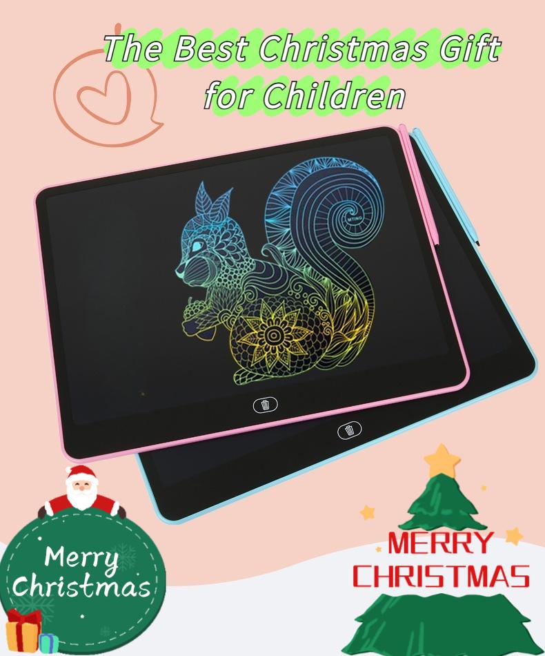 13-inch Oversized Screen Children's LCD Handwriting & Drawing Board One-click Clear Writing Practice Tablet Doodle Board for Kids Ideal Writing & Doodling TikTok Hot Item Fun Educational Tool