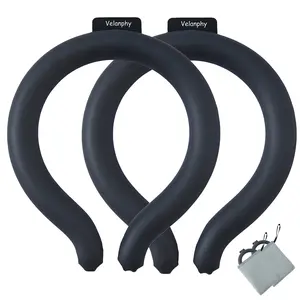 Neck Cooling Tube with Insulated Bag – Reusable Ice Ring 64°F PCM Cooling Wrap for Summer Heat Relief, Portable Wearable Cooler for Hot Weather, Outdoor Work Sports Travel Lightweight