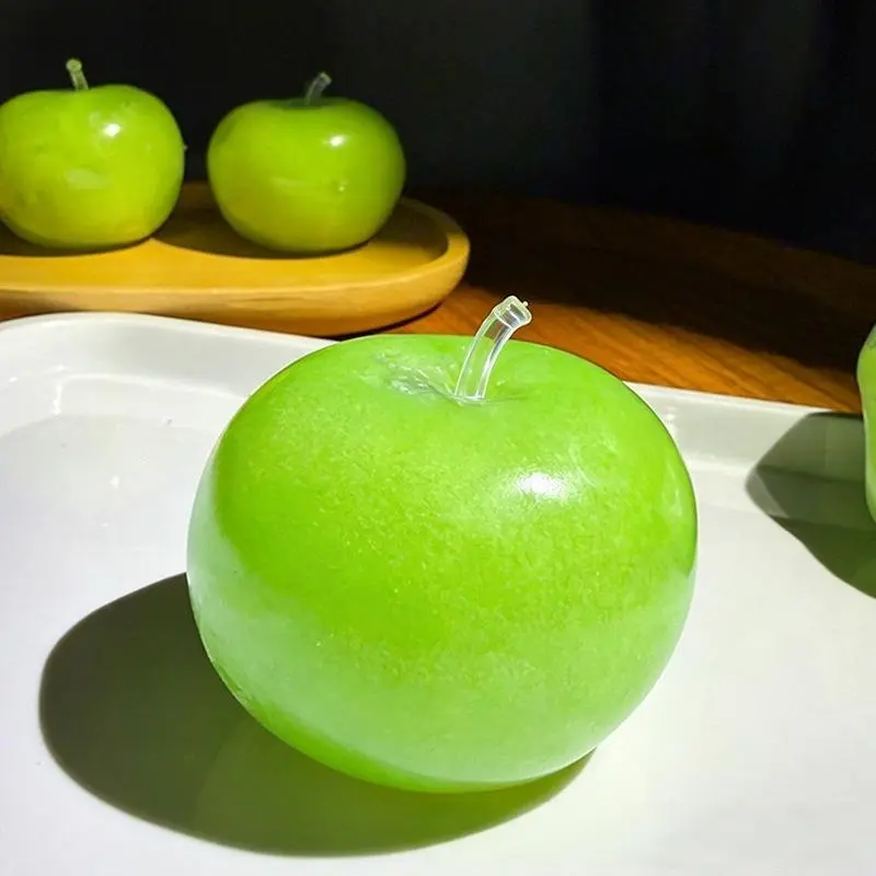 Green Apple Slime Fill Moldable Squishy Toy, InfiniteStressRelief, Perfect for Anxiety Reduction & FidgetRelief,Portable Decompression Squeeze