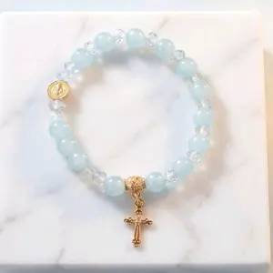 Cross Bracelet - Religious Fashion Costume Jewelry Accessory for Daily Wear, Bracelets