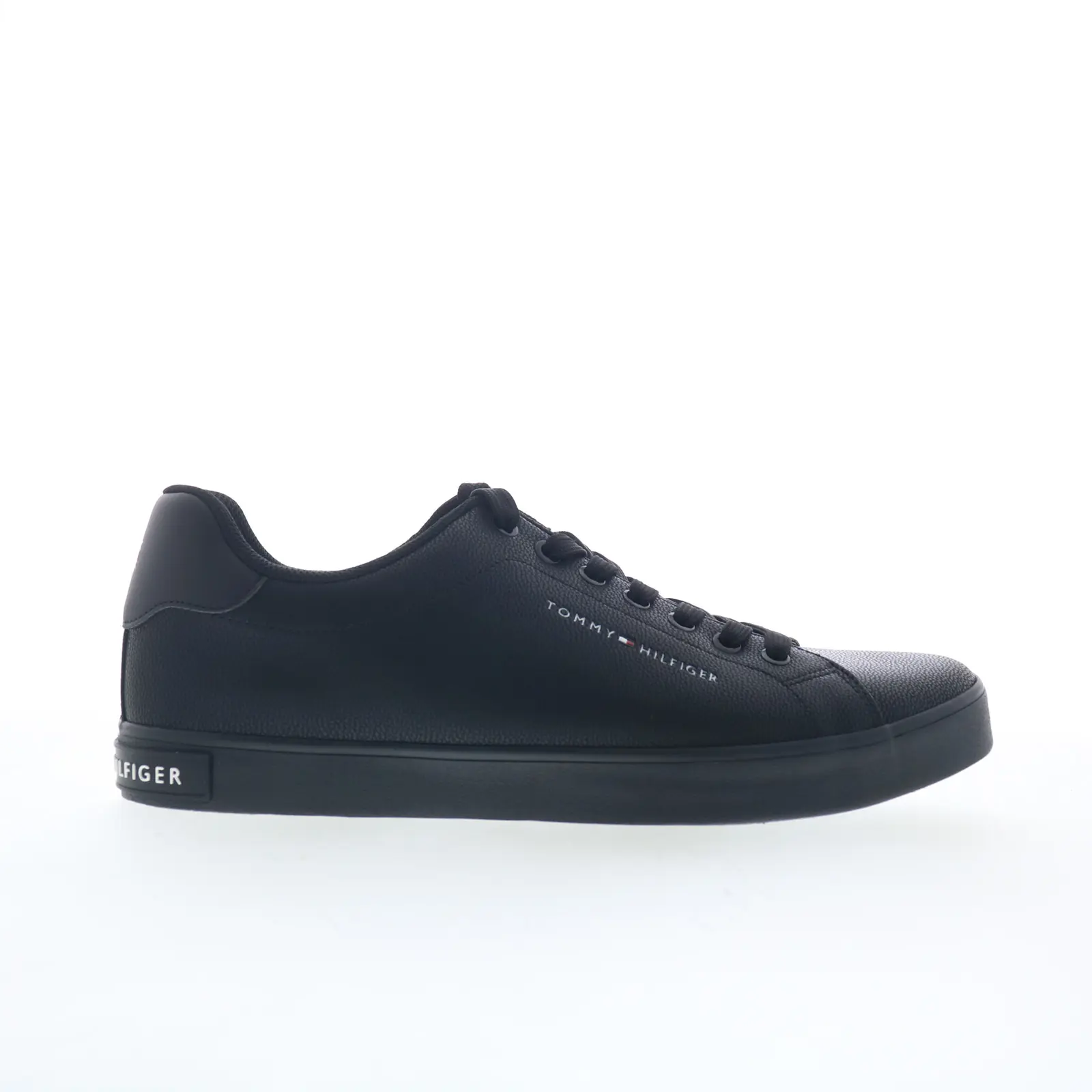 Tommy Hilfiger Rezmy TMREZMY Mens Black Leather Lifestyle Sneakers Shoes