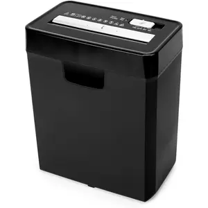 Paper Shredder for Home Use, 8-Sheet Strip Cut Shredder for Home Office, CD/Credit Card Shredder Machine With Overheat Protection, 3.2 Gallons Wastebasket